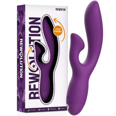 REWOLUTION REWOFUN VIBRADOR FLEXÍVEL COM COELHO