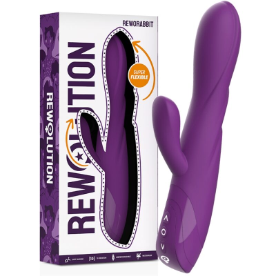 REWOLUTION REWORABBIT VIBRADOR FLEXÍVEL COM COELHO