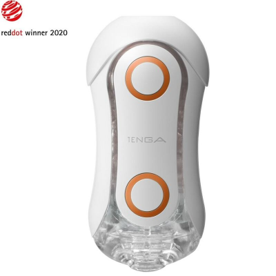 TENGA FLIP ORB FORTE MASTURBADOR BRANCO E ORANGE CRASH