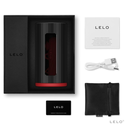 LELO F1S V2 MASTURBADOR CON TECNOLOGIA SDK - VERMELHO E PRETO