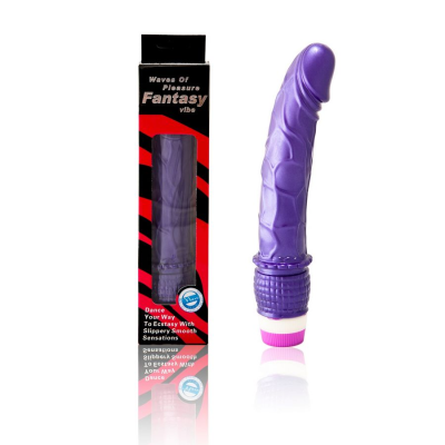 VIBRADOR LILA REALISTICO 23 CM