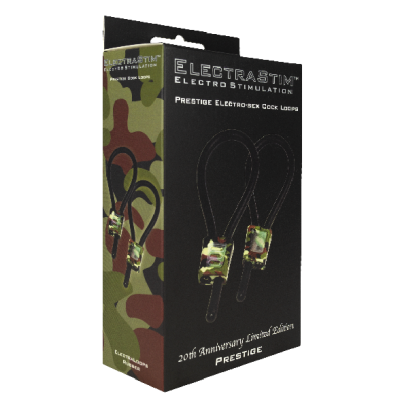 ELECTRASTIM PRESTIGE ELECTRALOOPS AJUSTÁVEIS COCK RINGS - CAMUFLAGEM