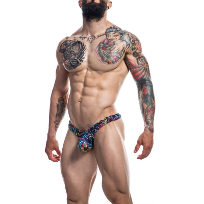 CUT4MEN - POUCH ENHANCING THONG - TATTOO S