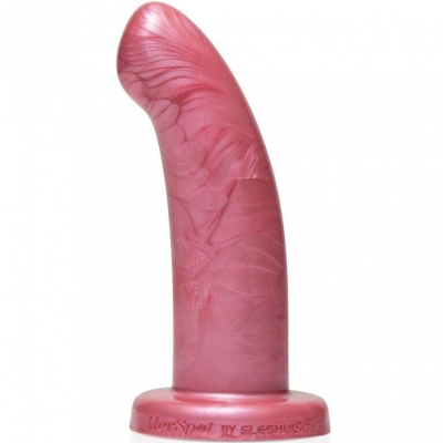 FLESHLIGHT HERSPOT CURVED G-SPOT DILDO - GOLDEN ROSE M