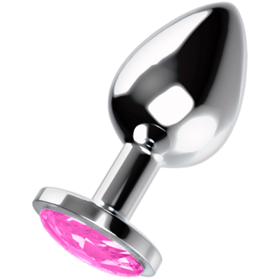 OHMAMA ANAL PLUG METAL - PINK L