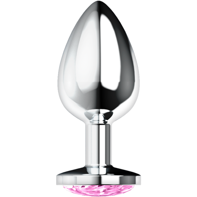 OHMAMA ANAL PLUG METAL - PINK L