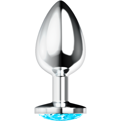 OHMAMA ANAL PLUG METAL - AZUL L