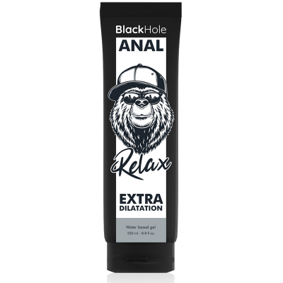 BLACK HOLE WATER BASE GEL ANAL DILATION 250 ML