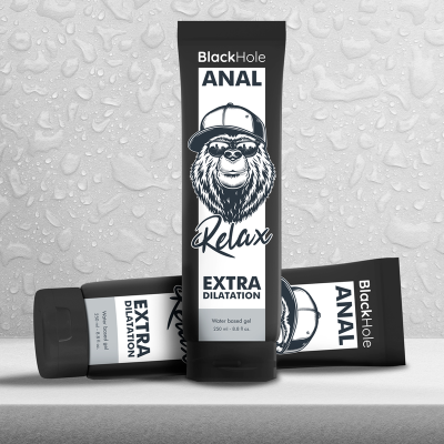 BLACK HOLE WATER BASE GEL ANAL DILATION 250 ML