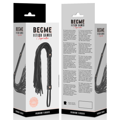 BEGME BLACK EDITION VEGAN LEATHER FLOGGER