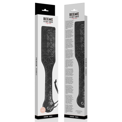 BEGME BLACK EDITION VEGAN LEATHER PADDLE