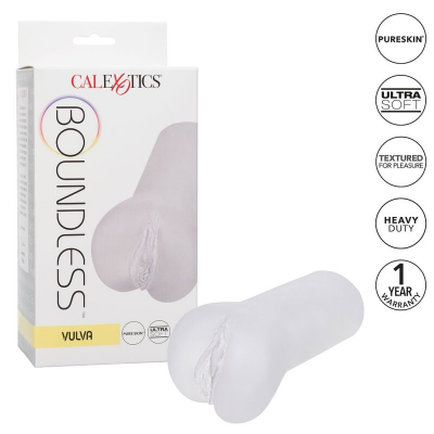 CALEX BOUNDLESS VULVA STROKER - TRANSPARENTE