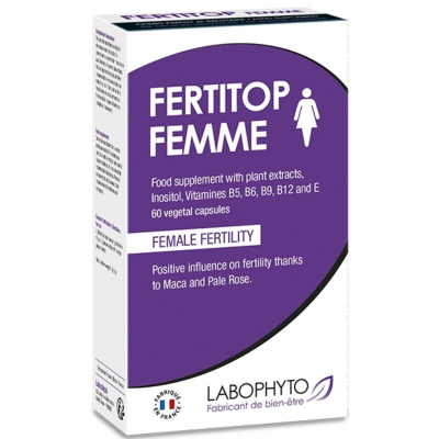 FERTITOP MULHERES FERTILIDADE SUPLEMENTO ALIMENTAR FERTILIDADE FÊMEA 60 COMPRIMIDOS