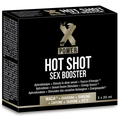 XPOWER HOT SHOT SEX BOOSTER 3 X 20 ML