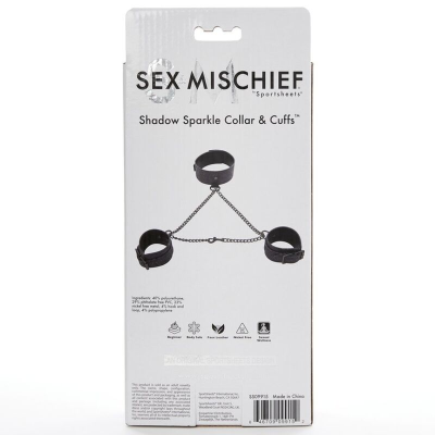 SEXO E MISCHIEF SOMBRA COLAR E PUNHOS