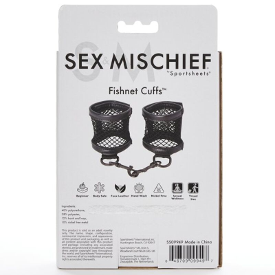 SEXO E MISCHIEF FISHNET PUNHOS