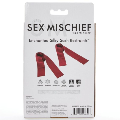 RESTRIÇÕES DE SEXO E MISCHIEF ENCHANTED SILKY SASH