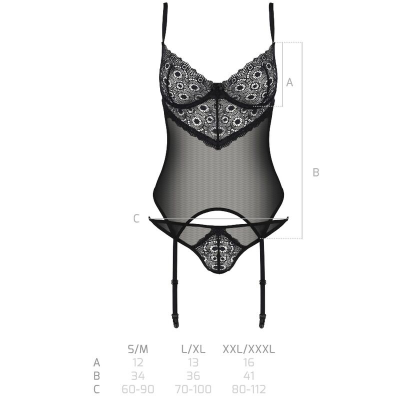 PAIXÃO ZINNIA CORSET ECO COLEÇÃO L / XL