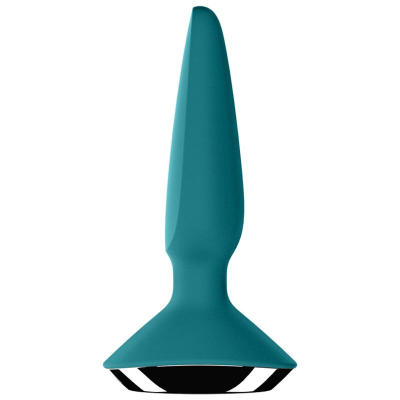 SATISFYER PLUG ILICIOUS 1 PLUG VIBRATOR - VERDE