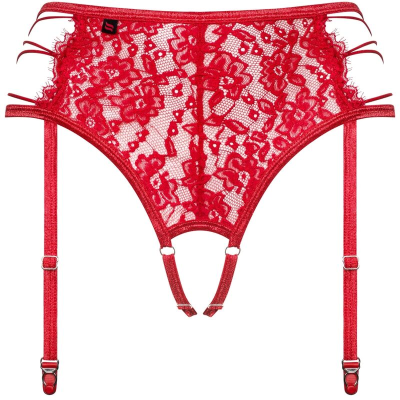 OBSESSIVO - REDIOSA CROTHLESS GARTER BELT S / M