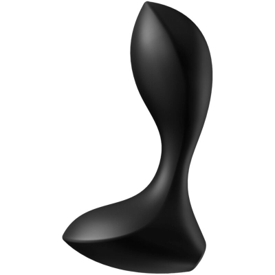 SATISFYER BACKDOOR LOVER VIBRATING PLUG - PRETO