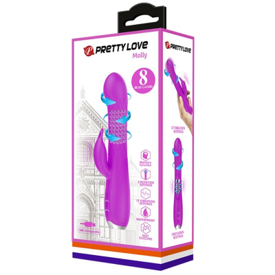 FUNÇÃO ROTATIVO DO VIBRADOR PRETTY LOVE Molly RECARREGÁVEL