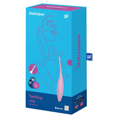 SATISFYER TWIRLING ALEGRIA CLIT TIP ESTIMULANTE - ROSA