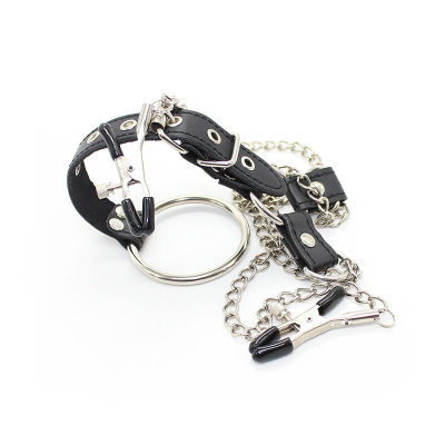 CONJUNTO DE ANEL DE GALÃO OHMAMA FETISH PINPLE CLAMPS