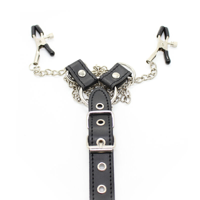 CONJUNTO DE ANEL DE GALÃO OHMAMA FETISH PINPLE CLAMPS