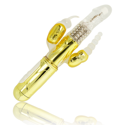 VIBRADOR MULTIFUNCIONAL OHMAMA - DOURADO