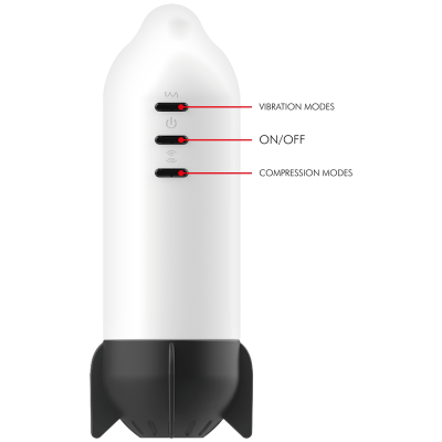 TECNOLOGIA DE COMPRESSÃO E VIBRAÇÃO MACIA DO MASTURBADOR JAMYJOB ROCKET