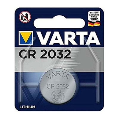 BATERIA VARTA BOTÃO DE LÍTIO CR2032 UNIDADE 3V 1