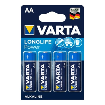 UNIDADE VARTA LONGLIFE POTÊNCIA ALCALINA AA LR6 4