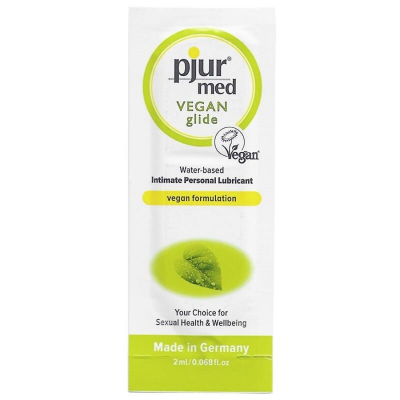 LUBRIFICANTE À BASE DE ÁGUA PJUR MED VEGAN GLIDE 2 ML