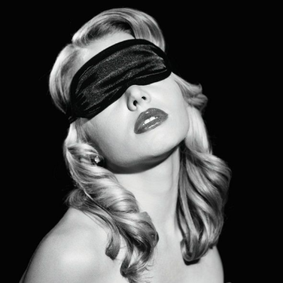 SEXO E MICHIEF SATIN BLINDFOLD BLACK,