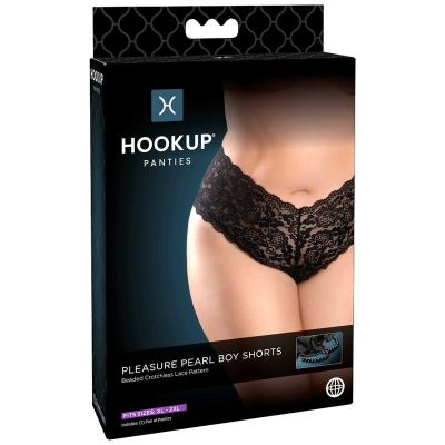 HOOK UP PLEASURE PEARL BSHORTS PLUS SIZE