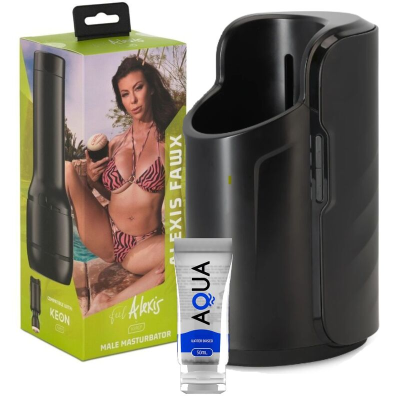 KIIROO KEON + ALEXIS FAWX STROKER + AQUA QUALITY LUBE 50 ML