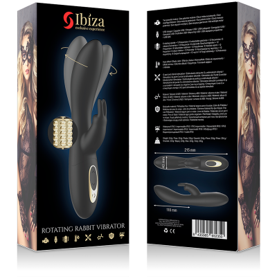 IBIZA ROTATING RABBIT VIBRATOR