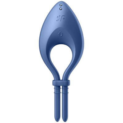 VIBRADOR DE ANEL DE BULLSEYER SATISFYER - AZUL