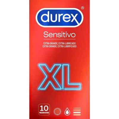 Preservativos DUREX SENSITIVE XL 10 UNIDADES