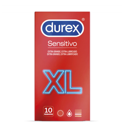 Preservativos DUREX SENSITIVE XL 10 UNIDADES