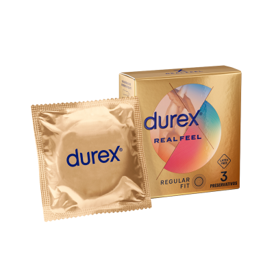 Preservativos DUREX REAL FEEL 3 UDS