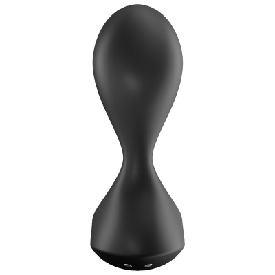 PLUGUE VIBRATÓRIO SELO DOCE SATISFYER - PRETO