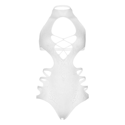 BODY STRAPPY CORTADAS PERNAS TAMANHO ÚNICO - BRANCO