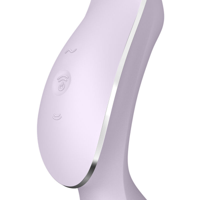 ESTIMULADOR E VIBRADOR SATISFYER CURVY TRINITY 2 - ROXO