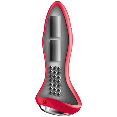 PLUGUE ROTADOR SATISFYER 1+ PLUGUE VIBRATÓRIO - VERMELHO