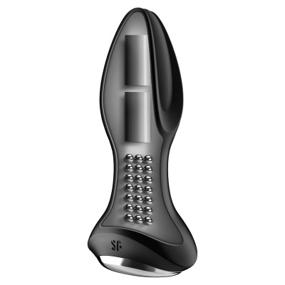 PLUGUE ROTADOR SATISFYER 2+ PLUGUE VIBRATÓRIO - PRETO