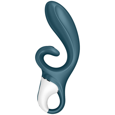 SATISFYER ABRACE-ME COELHO VIBRADOR - AZUL