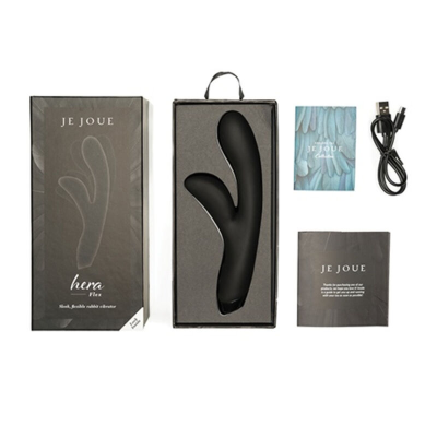 VIBRADOR DE COELHO FLEX JE JOUE HERA - PRETO