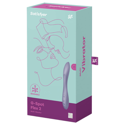 SATISFYER G-SPOT FLEX 2 MULTI VIBRADOR - ROXO